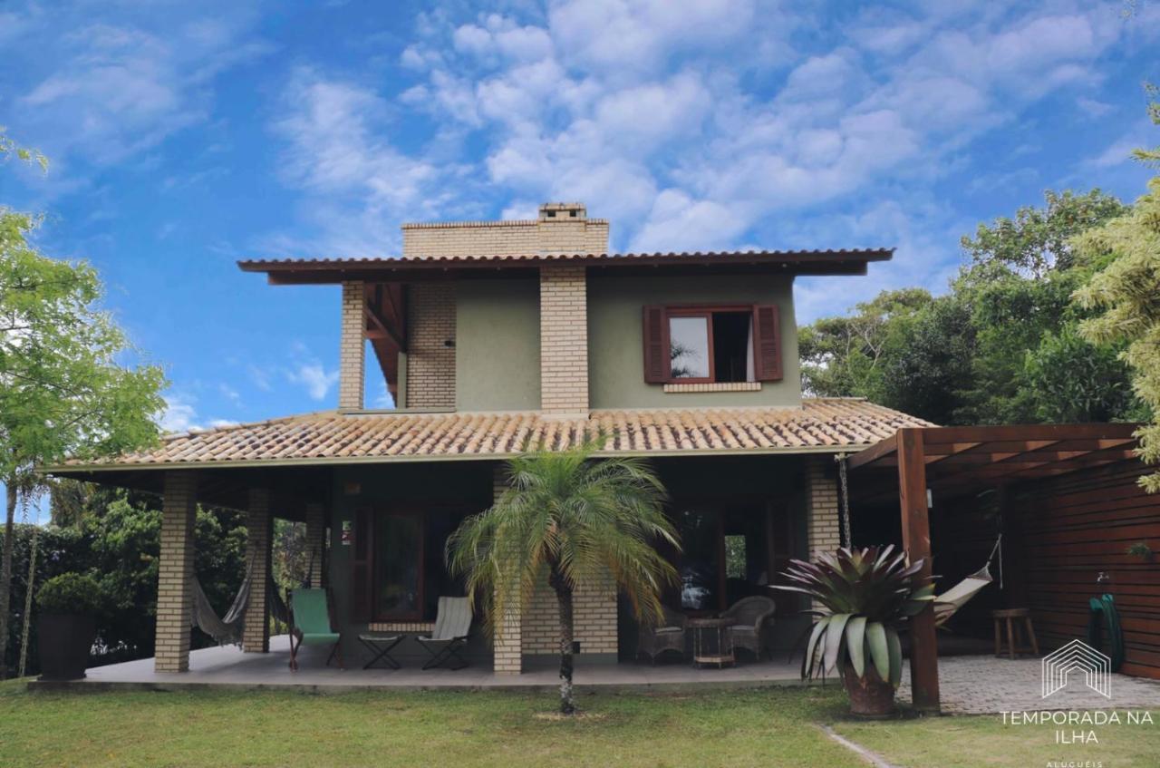 Casa De Praia No Rosa - Vista Para Lagoa De Ibiraquera 因比图巴 外观 照片