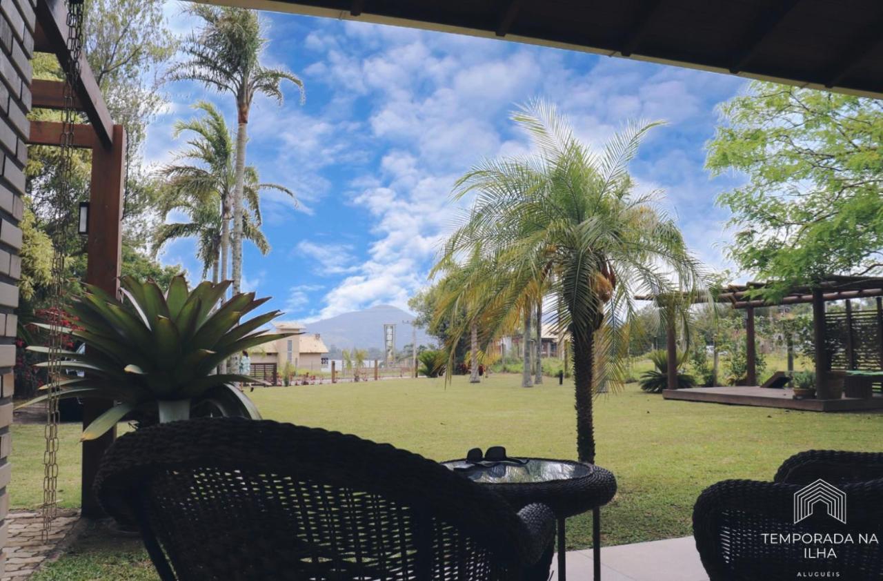 Casa De Praia No Rosa - Vista Para Lagoa De Ibiraquera 因比图巴 外观 照片