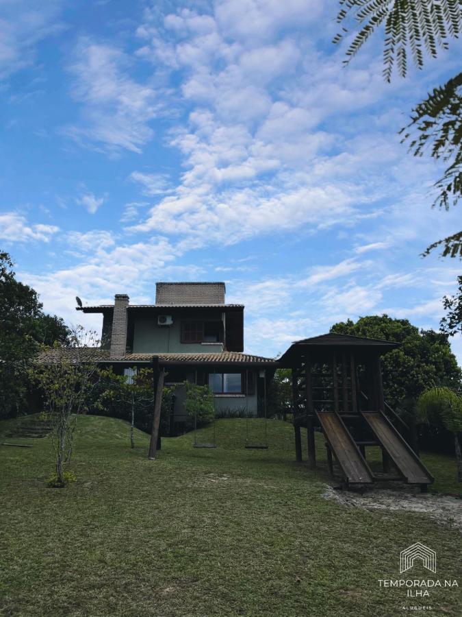 Casa De Praia No Rosa - Vista Para Lagoa De Ibiraquera 因比图巴 外观 照片